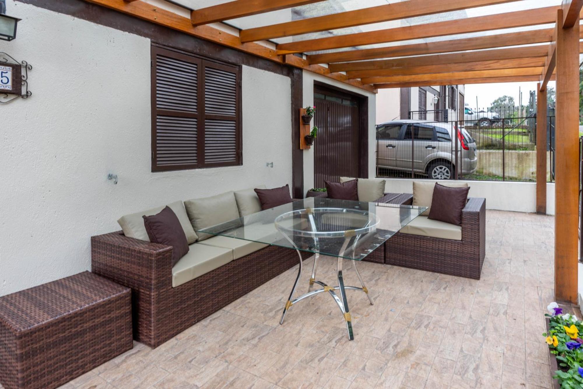 Apartamento Completo De 3 Quartos Em Gramado Esterno foto